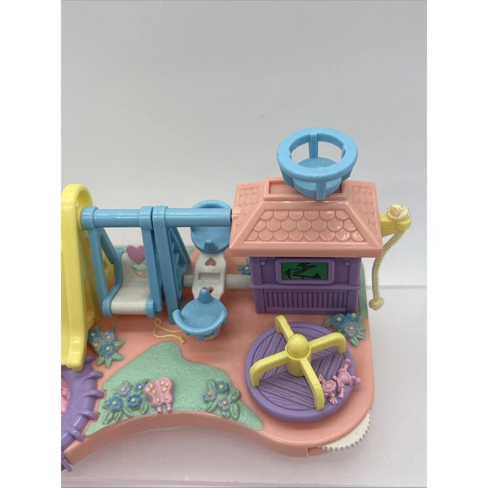 1994 Polly Pocket Mimi And Goo Goos Swingset Playground Bluebird No Dolls